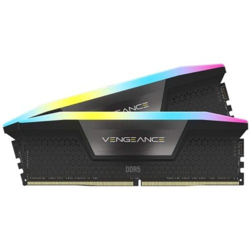 Memória RAM Corsair Vengeance RGB 32GB (2x16GB) DDR5-6400MHz CL36 Preta